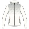Varm damjacka Sportful Rythmo W vit/stålgrå